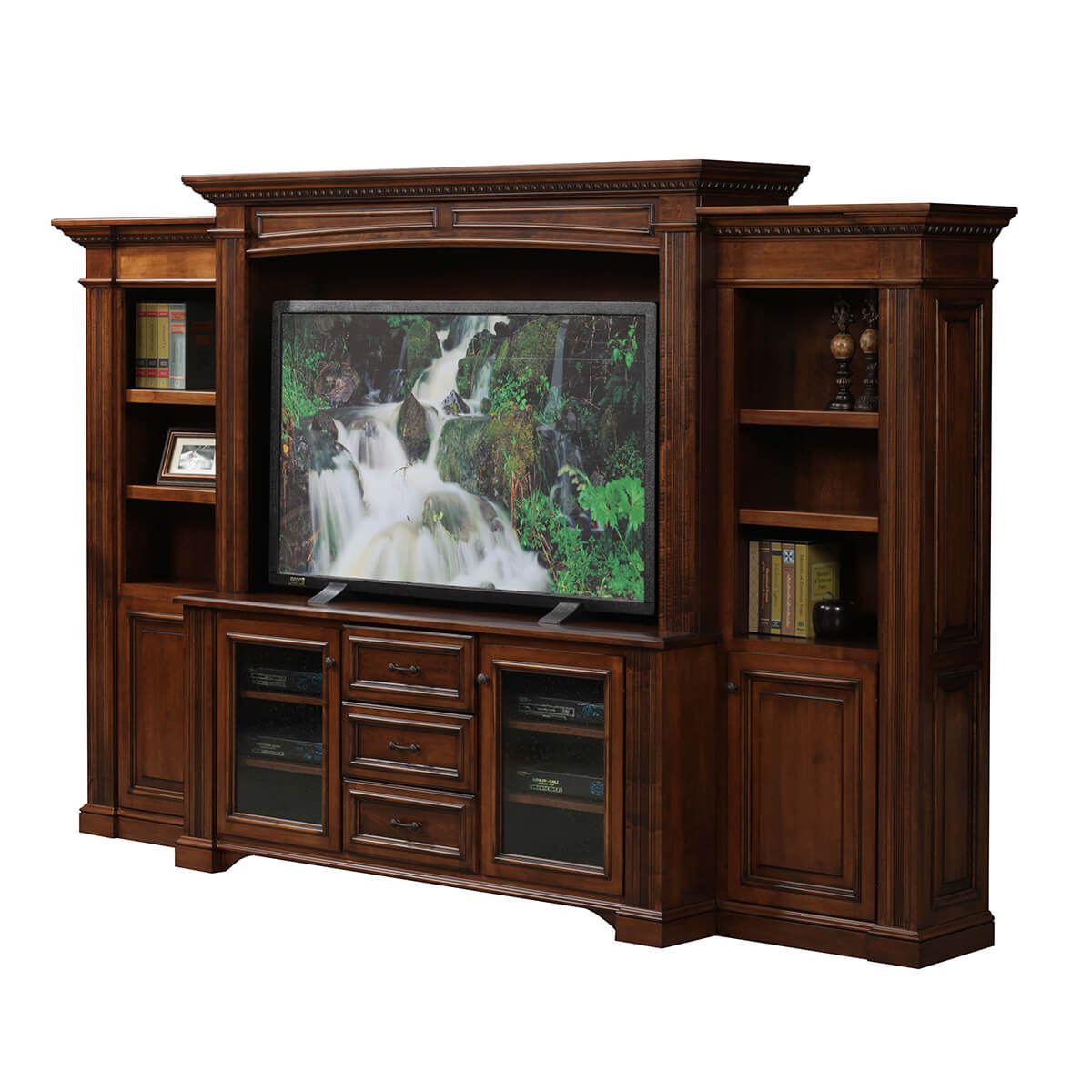 Read more about the article Lincoln Series Entertainment with Side Bookcases